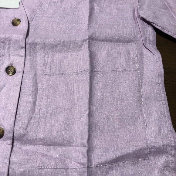 COS Light Purple Button Down Shirt - Picture 5 of 9